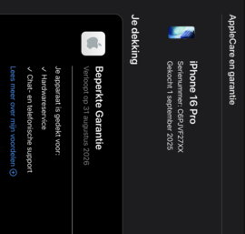 (No.6361) iPhone 16 Pro 128GB Black Titanium **A-Grade**