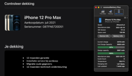 (No.4483) iPhone 12 Pro Max 128GB Goud **A-Grade**