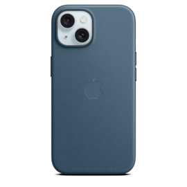 FineWoven case voor iPhone 15 met Magsafe (Ocean Blue)