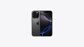 (No.5653) iPhone 16 Pro 128GB Black Titanium **nieuw**