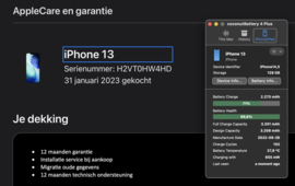 (No.6768) iPhone 13 Midnight 128GB  **A-Grade**