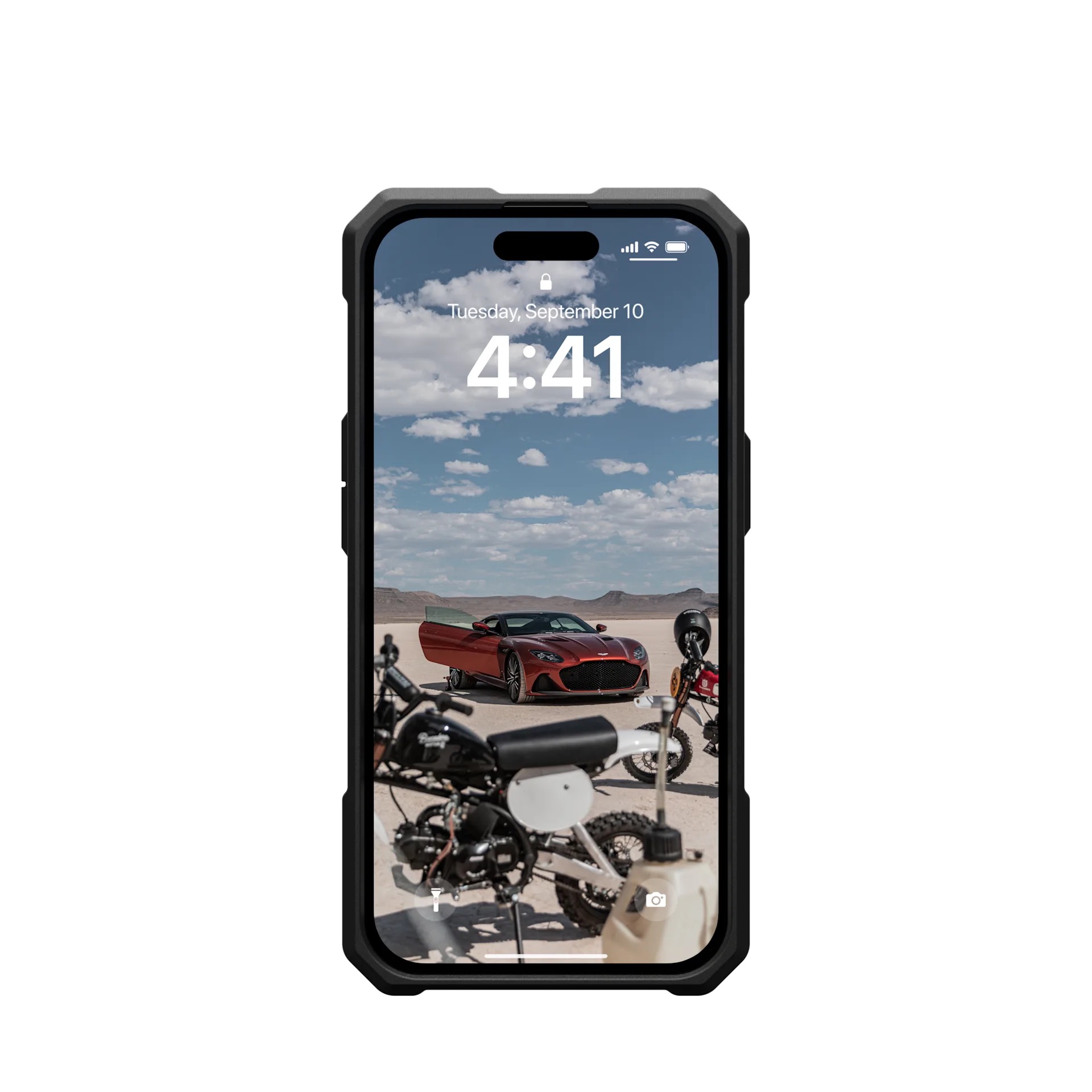 iPhone 15 : UAG Monarch Pro Kevlar met magsafe series (black)