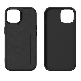 iPhone 15: NOVANL WalletGuard backcover (zwart)
