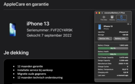 (No.6487) iPhone 13 Groen 128GB  **A-Grade**