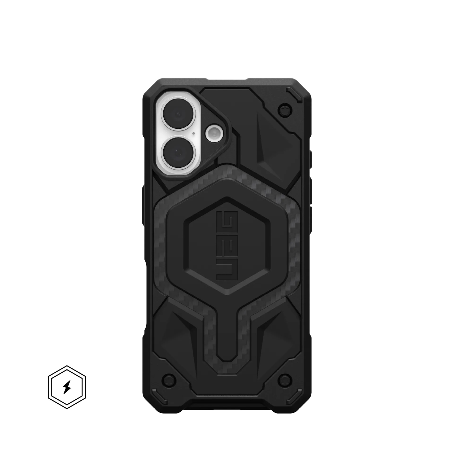 iPhone 16: UAG Monarch Pro Carbon met magsafe series (black)