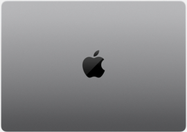 (No.000) MacBook Pro (late-2023) 14" M3 8-C CPU, 10‑C GPU, 8GB /512GB  Space Gray **Nieuw**
