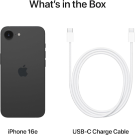 (No.5691)  iPhone 16e Zwart 128GB  **nieuw**