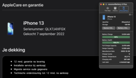 (No.6465) iPhone 13 Roze 128GB  **A-Grade**