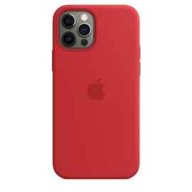 iPhone 12 / 12 Pro: Liquid Silicone Case (Rood)