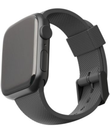 Apple Watch 42/44/45 mm: UAG [U] DOT Band Zwart Silicone