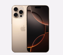 (No.5727) iPhone 16 Pro 128GB Desert Titanium **nieuw**