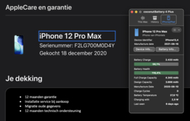 (No.6552) iPhone 12 Pro Max 128GB Graphite **B-Grade**