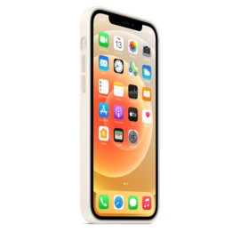 iPhone 12 Pro Max: Liquid Silicone case (Wit)