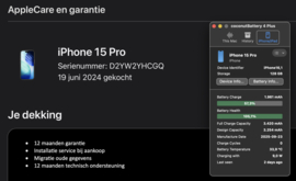 (No.6752) iPhone 15 Pro 128GB naturel Titanium **A -Grade**