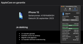 (No.6541) iPhone 15 Groen 256GB  **A-Grade**