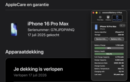 (No.6854) iPhone 16 Pro Max 256GB Black Titanium **A-Grade**