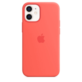 iPhone 12 mini: Liquid Silicone case (Citrus Rose)