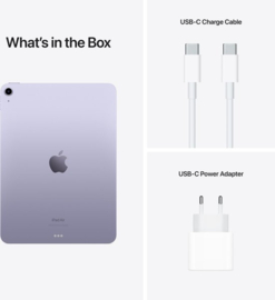 (No.6602) iPad Air M1 (5e Generatie) 64GB Purple WiFi**A-Grade**