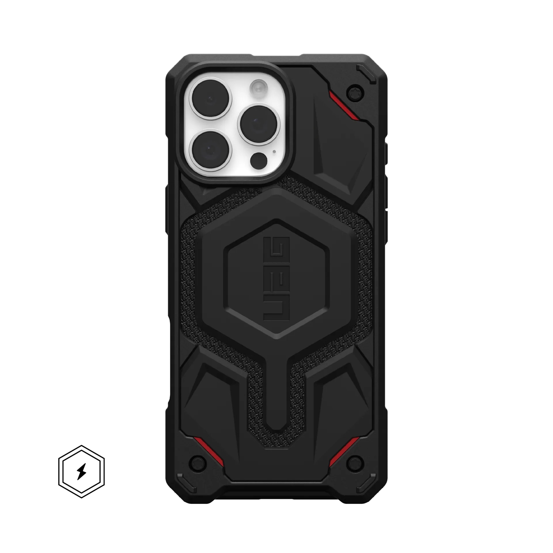 iPhone 16 Pro: UAG Monarch Pro Kevlar met magsafe series (black)