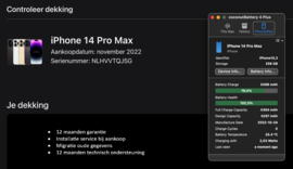 (No.5296) iPhone 14 Pro Max 256GB Goud **A-Grade**