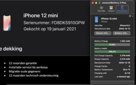 (No.5906) iPhone 12 Mini 128GB Zwart **A/B-Grade**