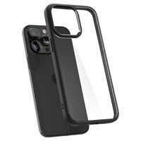 iPhone 15 Pro: Spigen Ultra Hybrid case (Black)