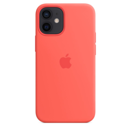 iPhone 12 mini: Liquid Silicone case (Citrus Rose)