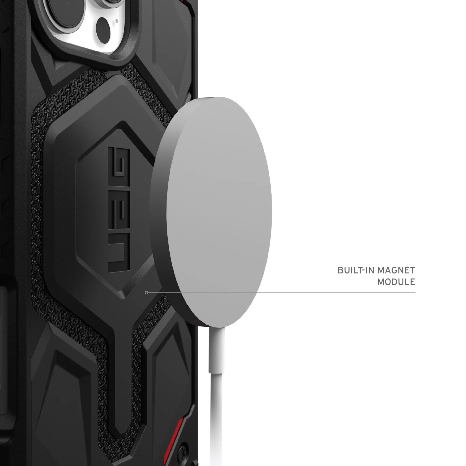 iPhone 16 Pro: UAG Monarch Pro Kevlar met magsafe series (black)