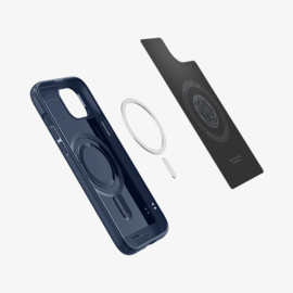 iPhone 15: Spigen Mag Armor (MagFit)case (Navi Blue)