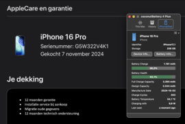 (No.6160) iPhone 16 Pro 256GB White Titanium **A/B-Grade**