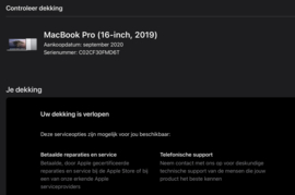 (No.5161) MacBook Pro 16-Inch 2.4GHz 8-Core intel Core i9, 64GB/2TB **A/B-Grade**