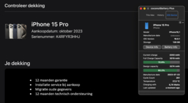 (No.5174) iPhone 15 Pro 128GB Black Titanium **A-Grade**