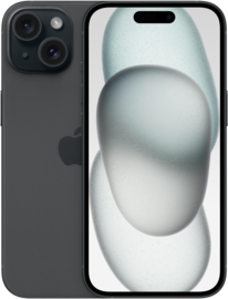 (No.5586) iPhone 15 Zwart 128GB  **A/B-Grade**