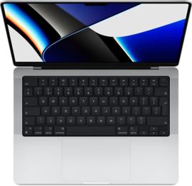 (No.5464) MacBook Pro (2021) 14" M1-PRO 8-C CPU, 14‑C GPU, 16GB /512GB  Zilver **A/B-Grade**