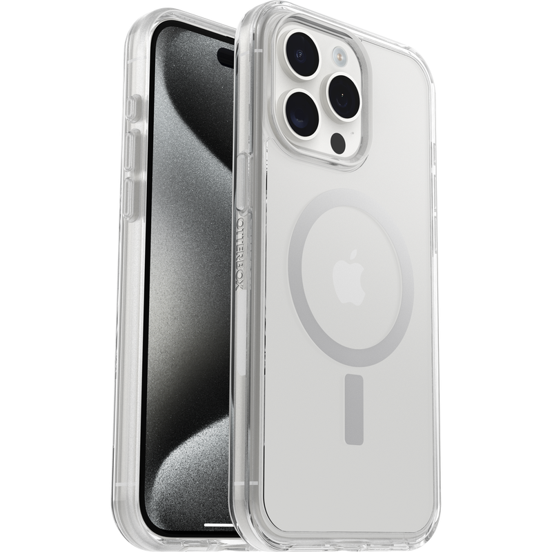 iPhone 15 Pro Max: Otterbox-Symmetry met Magsafe (Transparant)