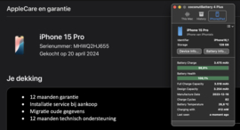 (No.5884) iPhone 15 Pro 128GB Black Titanium **A/B-Grade**