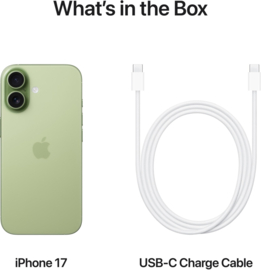 (No.6523) iPhone 17 256GB Sage **nieuw**