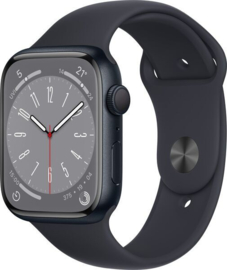(No.6506) Apple Watch serie 8 45mm Midnight  GPS **B-Grade**