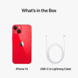 (No.3508) iPhone 14 (Product) RED 256GB  **Gloednieuw**