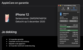 (No.5894) iPhone 12 Zwart 128GB **A/B-Grade**