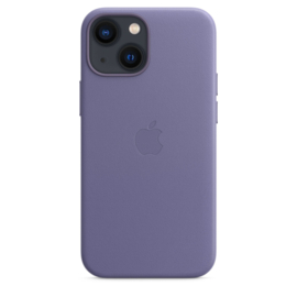 iPhone 13: leather case (Blauw)