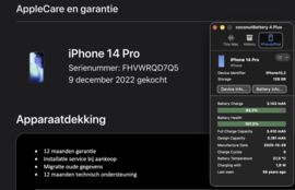 (No.6853)  iPhone 14 Pro 128GB Deep Purple **A-Grade**