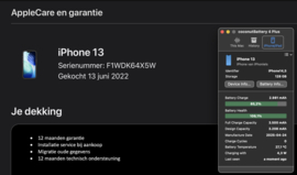 (No.6396) iPhone 13 Roze 128GB  **A-Grade**