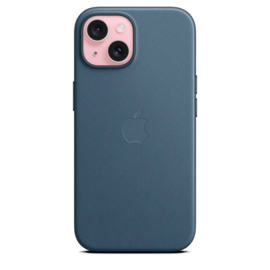 FineWoven case voor iPhone 15 met Magsafe (Ocean Blue)