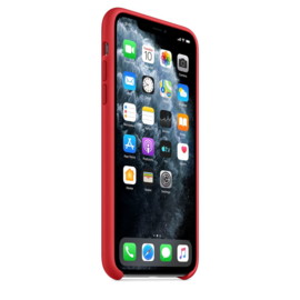 iPhone 11 Pro Max: Liquid Silicone case (Rood)