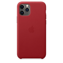 iPhone 11 Pro Max: leather case (Product)Red