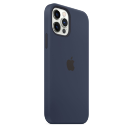 iPhone 12 / 12 Pro: Liquid Silicone Case (Marineblauw)