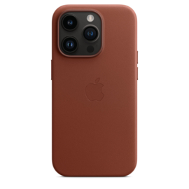 iPhone 14 Pro Max: leather case (Omber)