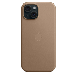 FineWoven case voor iPhone 15 Plus met Magsafe (Taupe)