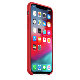 iPhone X / XS : Liquid Silicone case (Red)